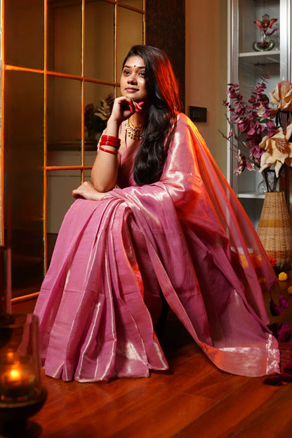 N I H A R I K A || Handloom Raga Tissue Saree