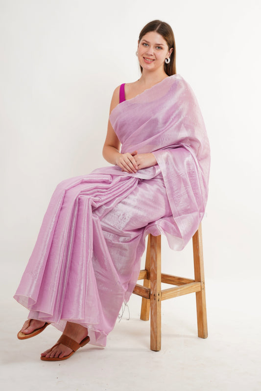 S O N A K S H I  || Handloom Tissue Saree