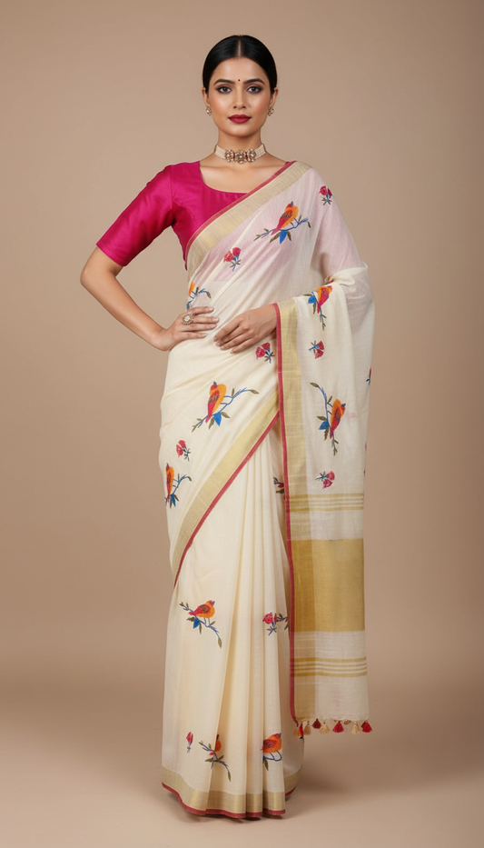 C H I R I Y A A N || Semi Tussar Silk Saree