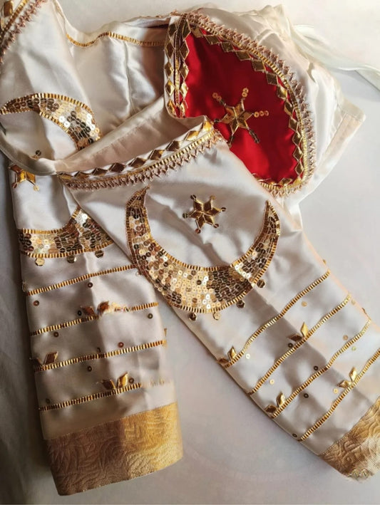 Rajasthani Traditional Aangi Blouse with Gotapatti Handwork
chiffon saree with angi blouse combo
Aangi Blouse Saree
PURE CHIFFON GOLD BOOTA SAREEs
Luxury Chiffon Collection
Chiffon party wear saree
Chiifon fabric saree
chiffon material saree
gota patti wedding chiffon saree
rajasthani saree with blouse combo
Pure Chiffon white saree with Traditional Rajasthani Aangi blouse and Gota Patti Lace work
