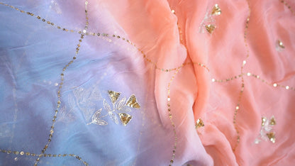 S H I V A N G I || Pure Chiffon Saree
