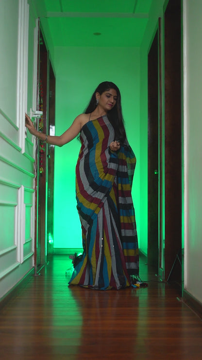 C H A M P A || Mull Cotton Saree