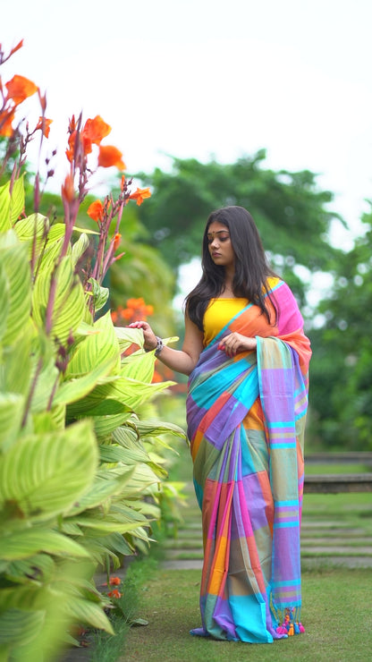 C H A M E L I || Mull Cotton Saree