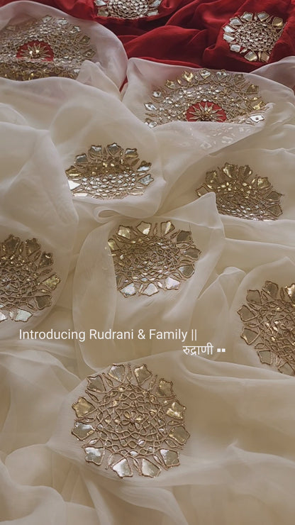 R U D R A N I || Pure chiffon saree