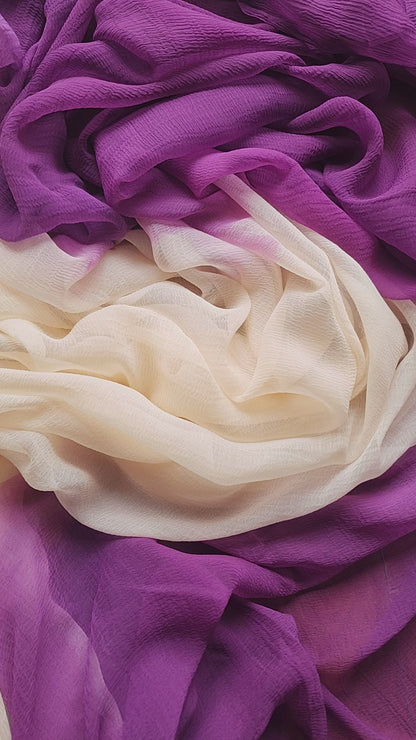 B A I G A N I - J A M U N  || Pure Chiffon Saree