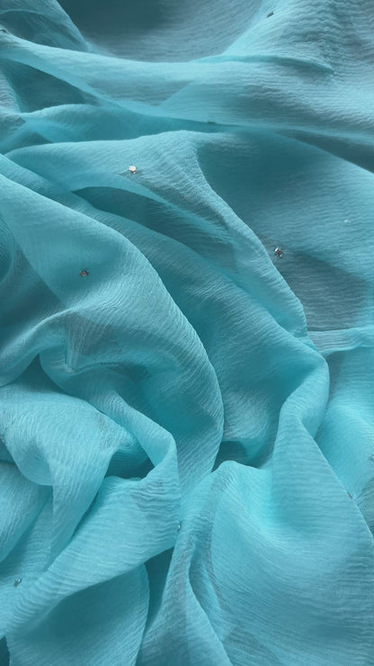 S A G A R  || Pure Chiffon Saree