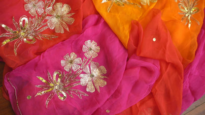 G A Y A T R I || Pure chiffon Saree