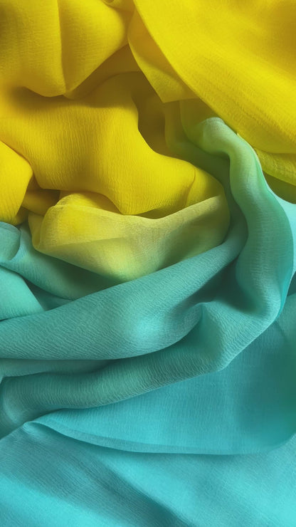 NEELI- PEELI|| Pure Chiffon Saree
