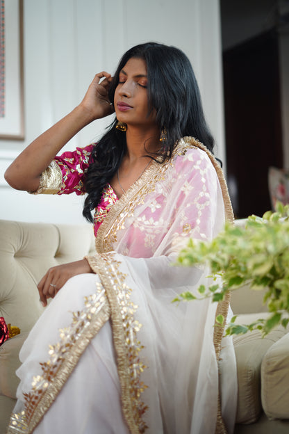 pure chiffon saree with gota patti work
Pure Diamond Chiffon Saree
Pure chiffon saree online
Rajasthani Traditional Aangi Blouse with Gotapatti Handwork
chiffon saree with angi blouse combo
Gota patti Saree
Aangi Blouse Saree
PURE CHIFFON GOLD BOOTA SAREEs
Luxury Chiffon Collection
Chiffon party wear saree
Chiifon fabric saree
chiffon material saree
gota patti wedding chiffon saree
rajasthani saree with blouse combo
Pure Chiffon white saree with Traditional Rajasthani Aangi blouse and Gota Patti Lace work
