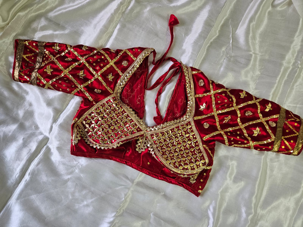 Matasya Magenta  Aangi Blouse in Real Lampi || Meena