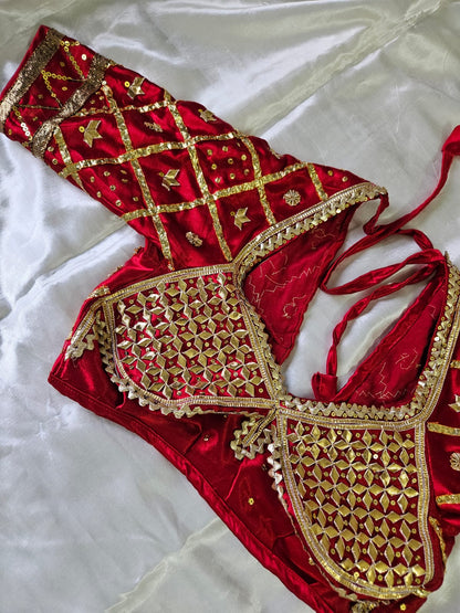 Matasya Magenta  Aangi Blouse in Real Lampi || Meena