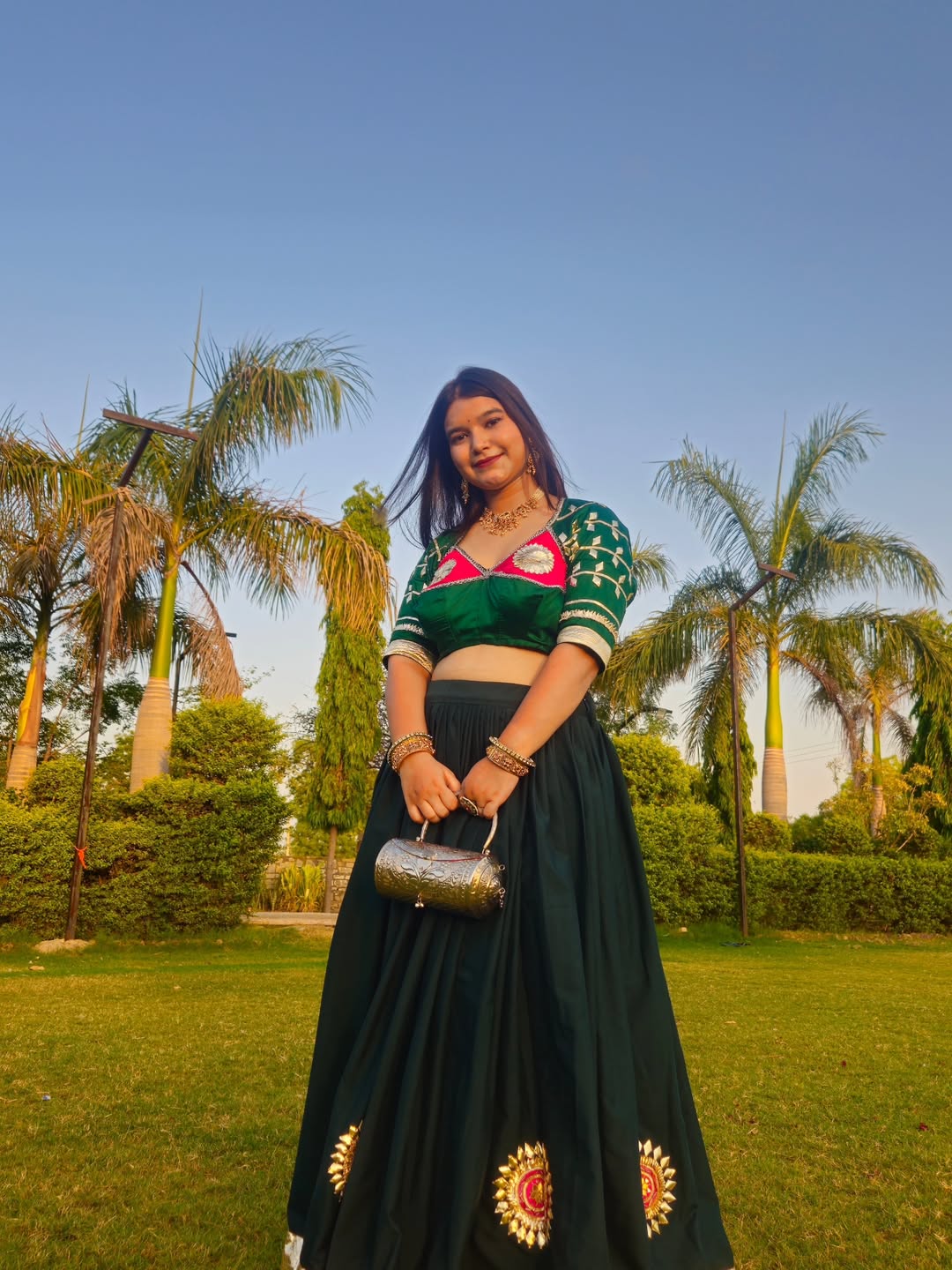 Goldne TissueAangi blouse with intricate HandWork || Harika