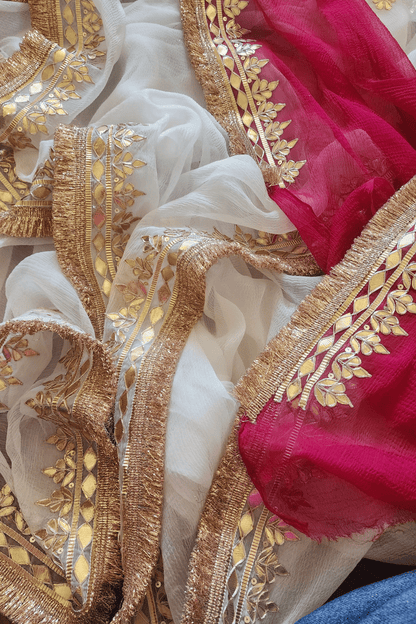 H A N S I N I   || Chiffon Saree