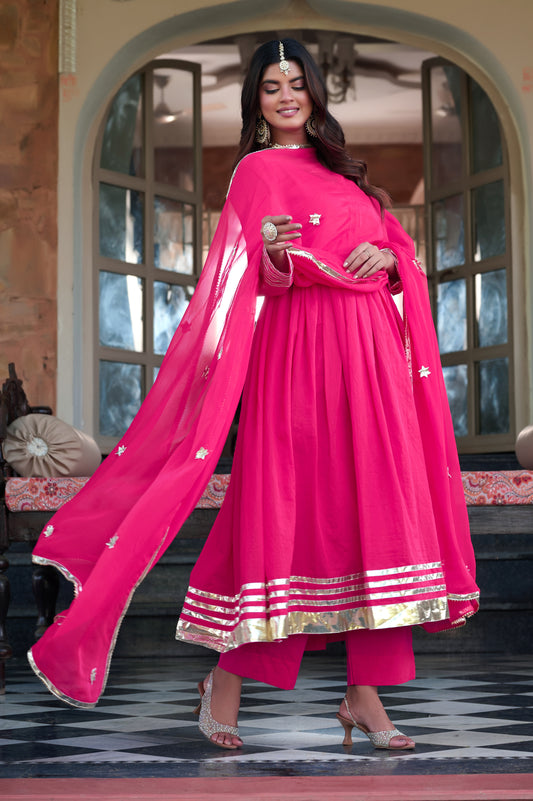 Ishquiya || Floral Anarkali Set